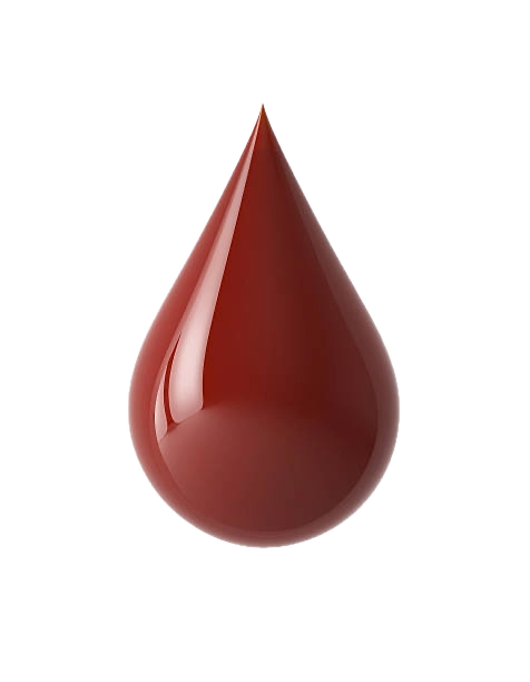 blood droplet isolated
